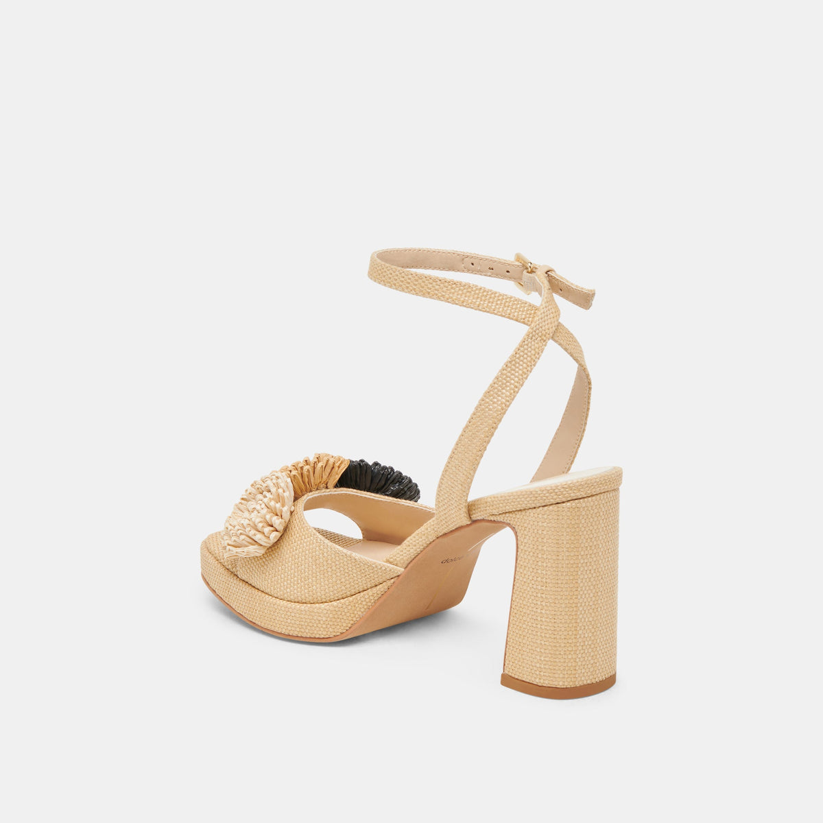 OLIVEA HEELS BLACK NATURAL RAFFIA
 – Dolce Vita | Dolce Vita