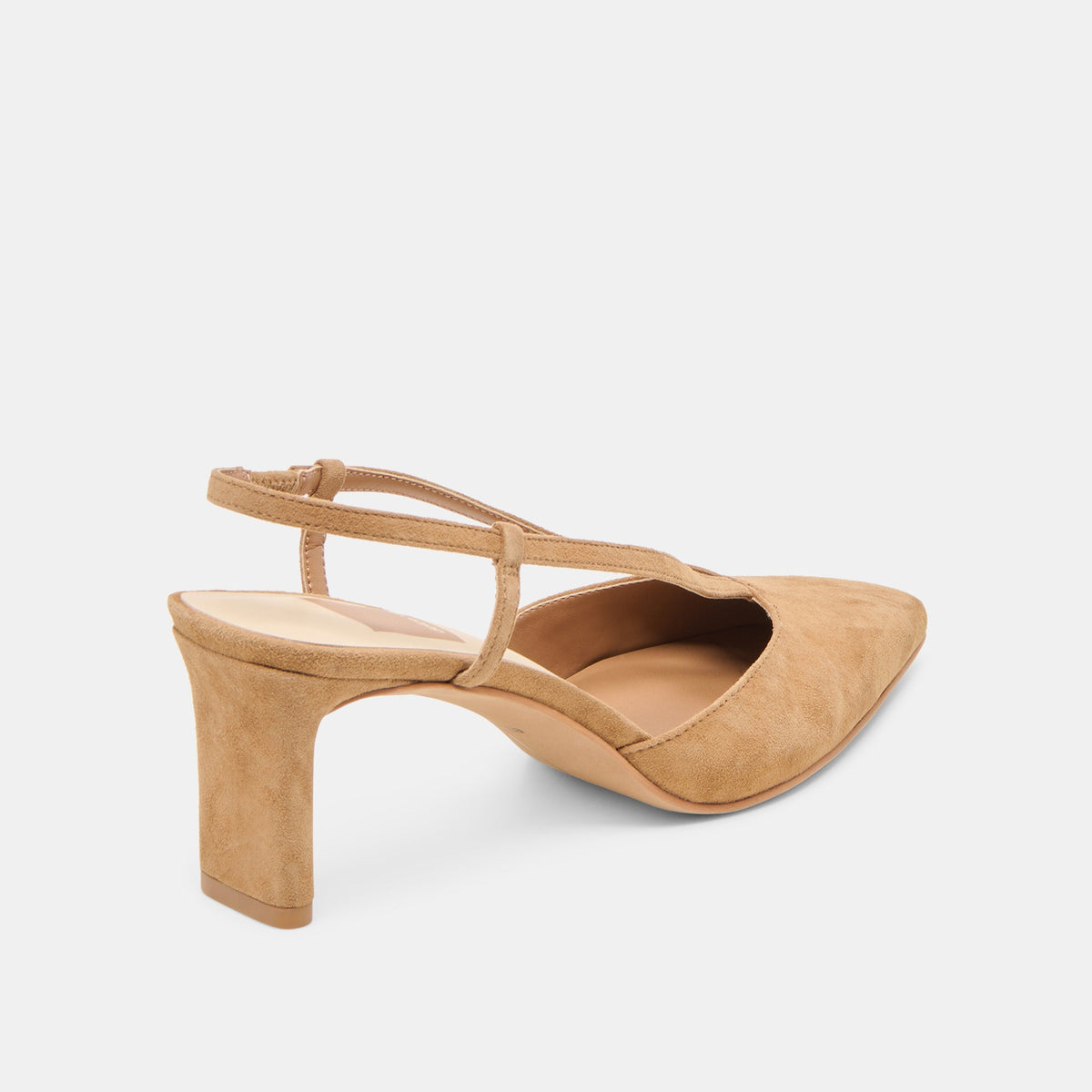Ginay Lt Brown Suede Heels | Dolce Vita