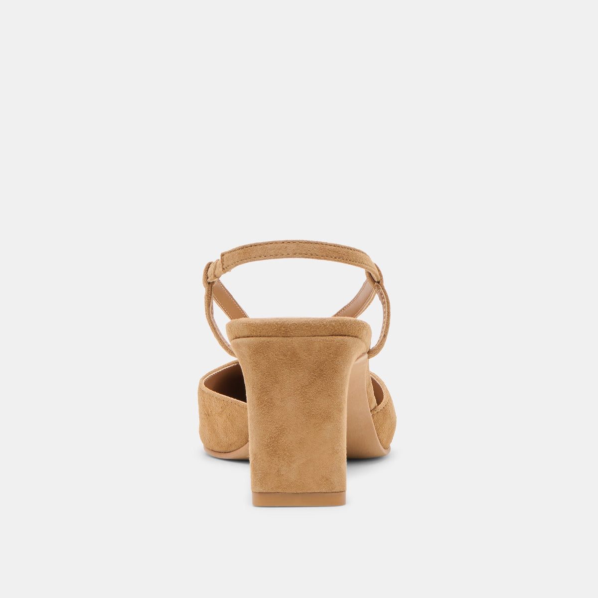 Ginay Lt Brown Suede Heels | Dolce Vita