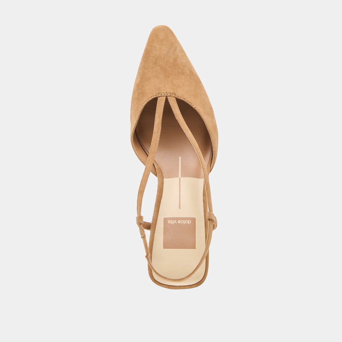 Ginay Lt Brown Suede Heels | Dolce Vita
