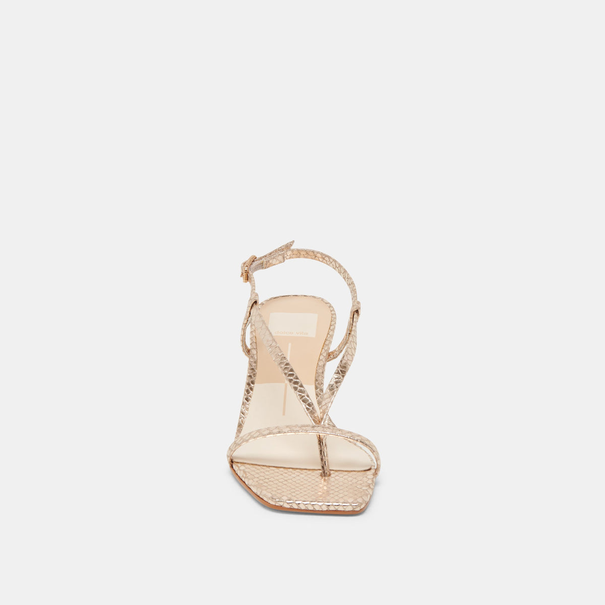 LAURY HEELS CHAMPAGNE EMBOSSED LEATHER
 – Dolce Vita | Dolce Vita