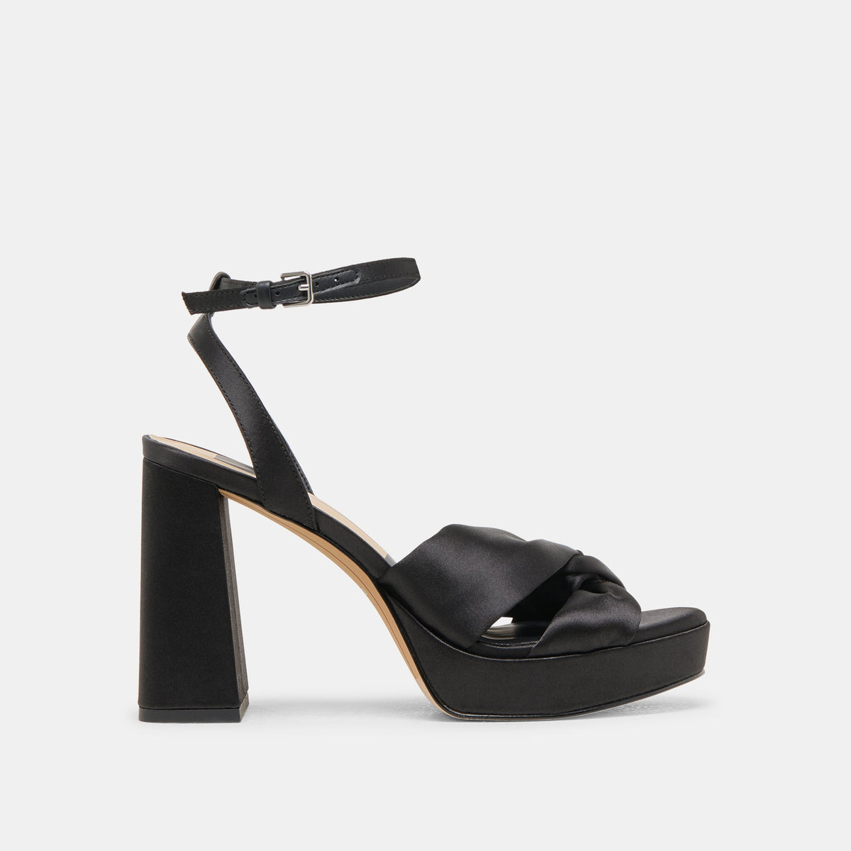 PARLO HEELS ONYX SATIN
 – Dolce Vita | Dolce Vita