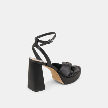 PARLO HEELS ONYX SATIN
 – Dolce Vita | Dolce Vita