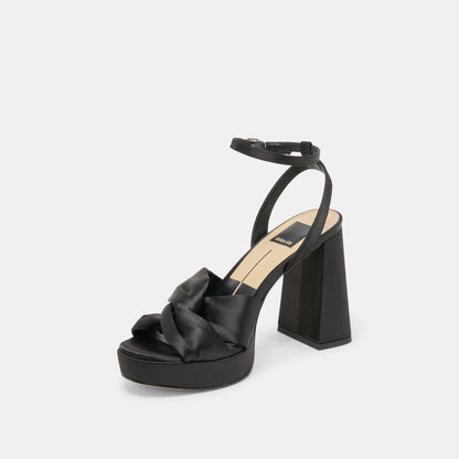 PARLO HEELS ONYX SATIN
 – Dolce Vita | Dolce Vita