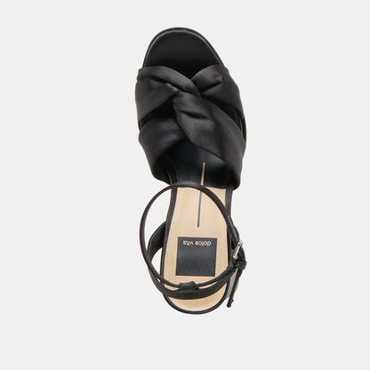 PARLO HEELS ONYX SATIN
 – Dolce Vita | Dolce Vita