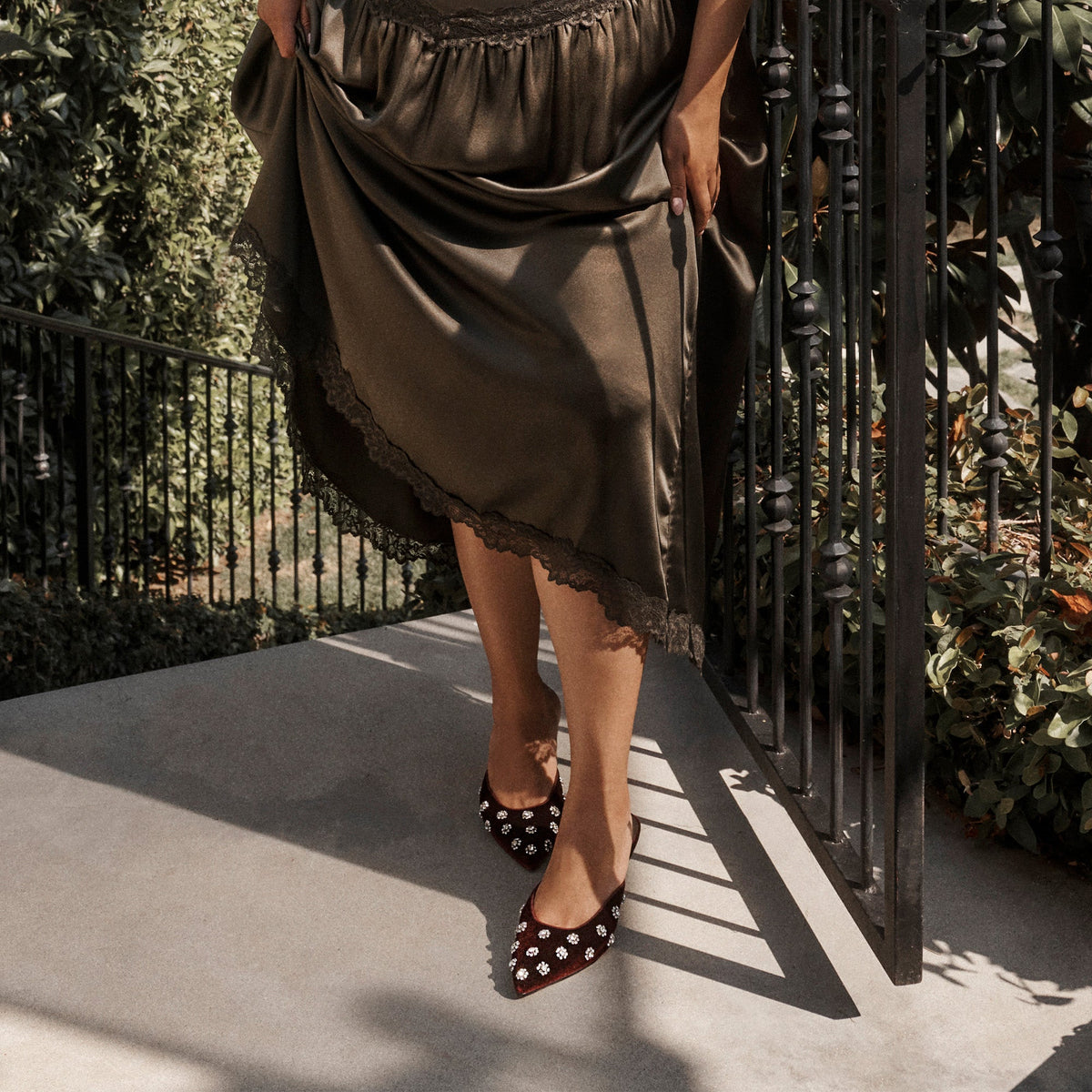Clara Bordeaux Velvet Heels | Dolce Vita