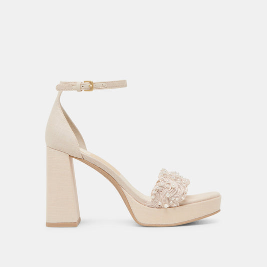 PELTIN PEARL HEELS VANILLA WOVEN RAFFIA
 – Dolce Vita | Dolce Vita