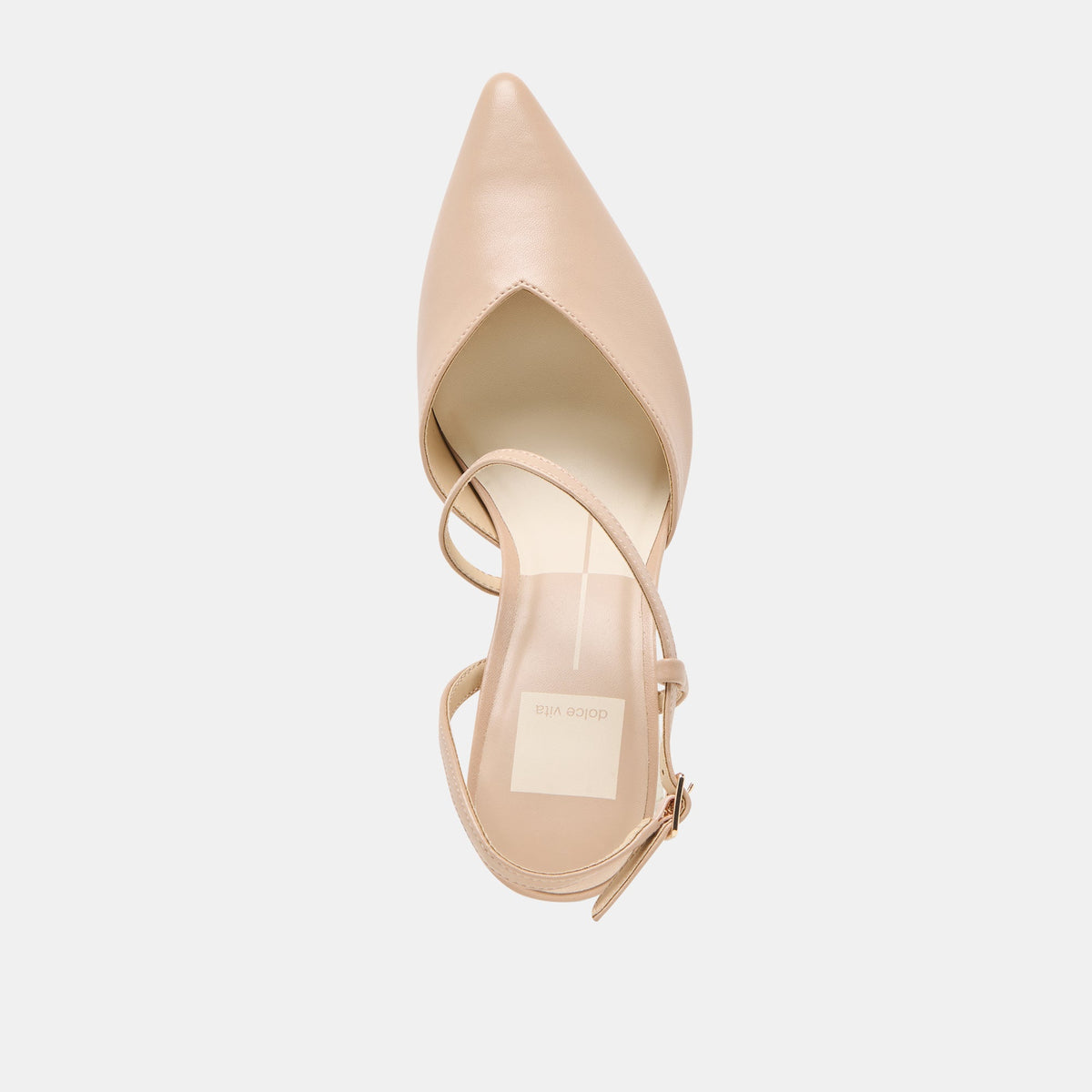 Kamra Beige Leather Heels | Dolce Vita