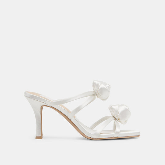 LINZY HEELS TRUE WHITE SATIN
 – Dolce Vita | Dolce Vita