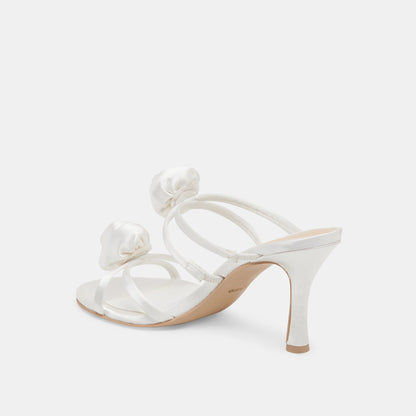 LINZY HEELS TRUE WHITE SATIN
 – Dolce Vita | Dolce Vita