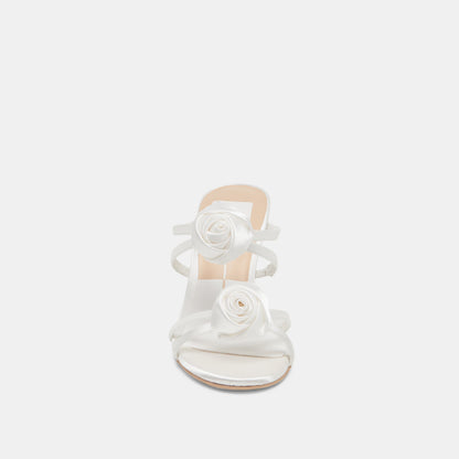 LINZY HEELS TRUE WHITE SATIN
 – Dolce Vita | Dolce Vita
