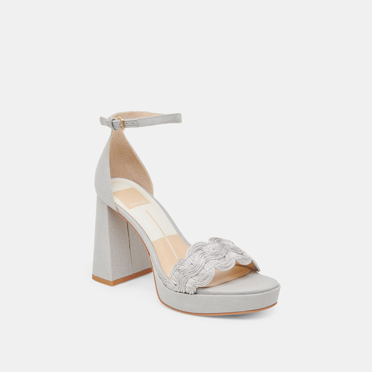 PELTIN HEELS GREY WOVEN RAFFIA
 – Dolce Vita | Dolce Vita