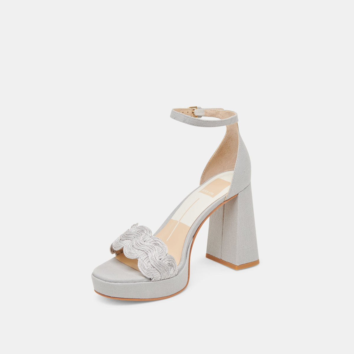 PELTIN HEELS GREY WOVEN RAFFIA
 – Dolce Vita | Dolce Vita