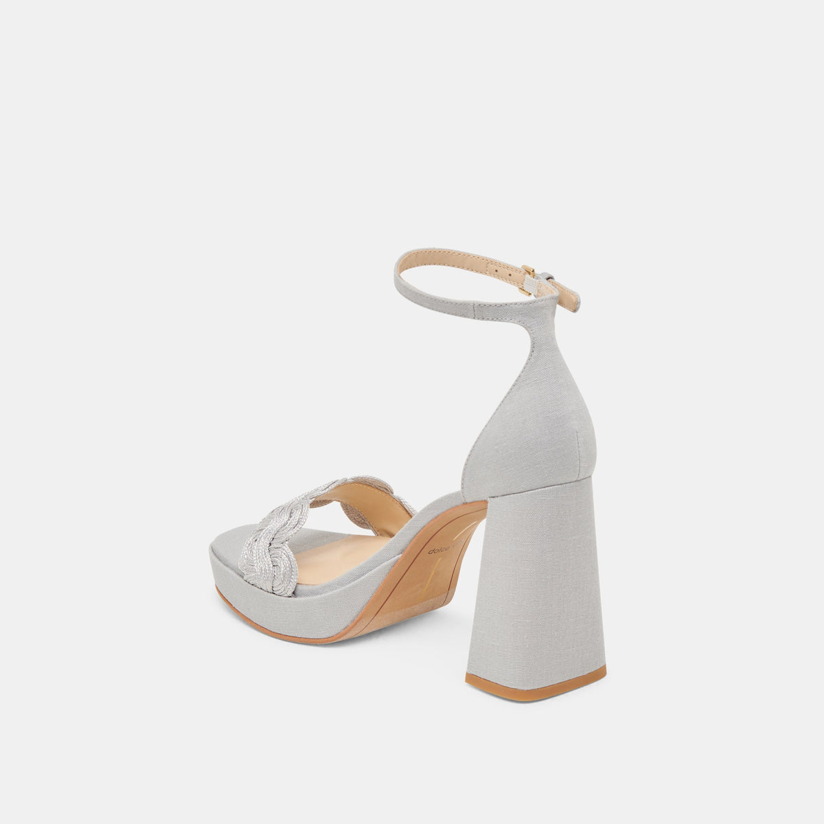 PELTIN HEELS GREY WOVEN RAFFIA
 – Dolce Vita | Dolce Vita