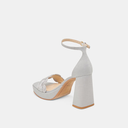 PELTIN HEELS GREY WOVEN RAFFIA
 – Dolce Vita | Dolce Vita