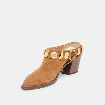 Kanyon Brown Suede Heels | Dolce Vita