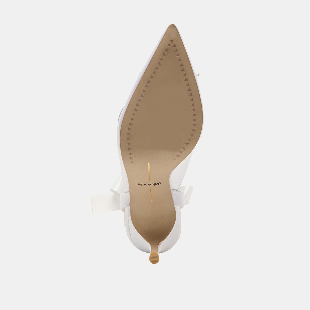 Efora True White Satin Heels | Dolce Vita
