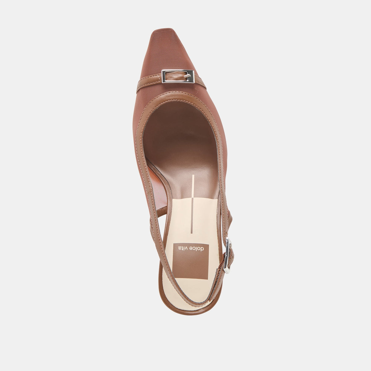 Lorine Espresso Mesh Heels | Dolce Vita