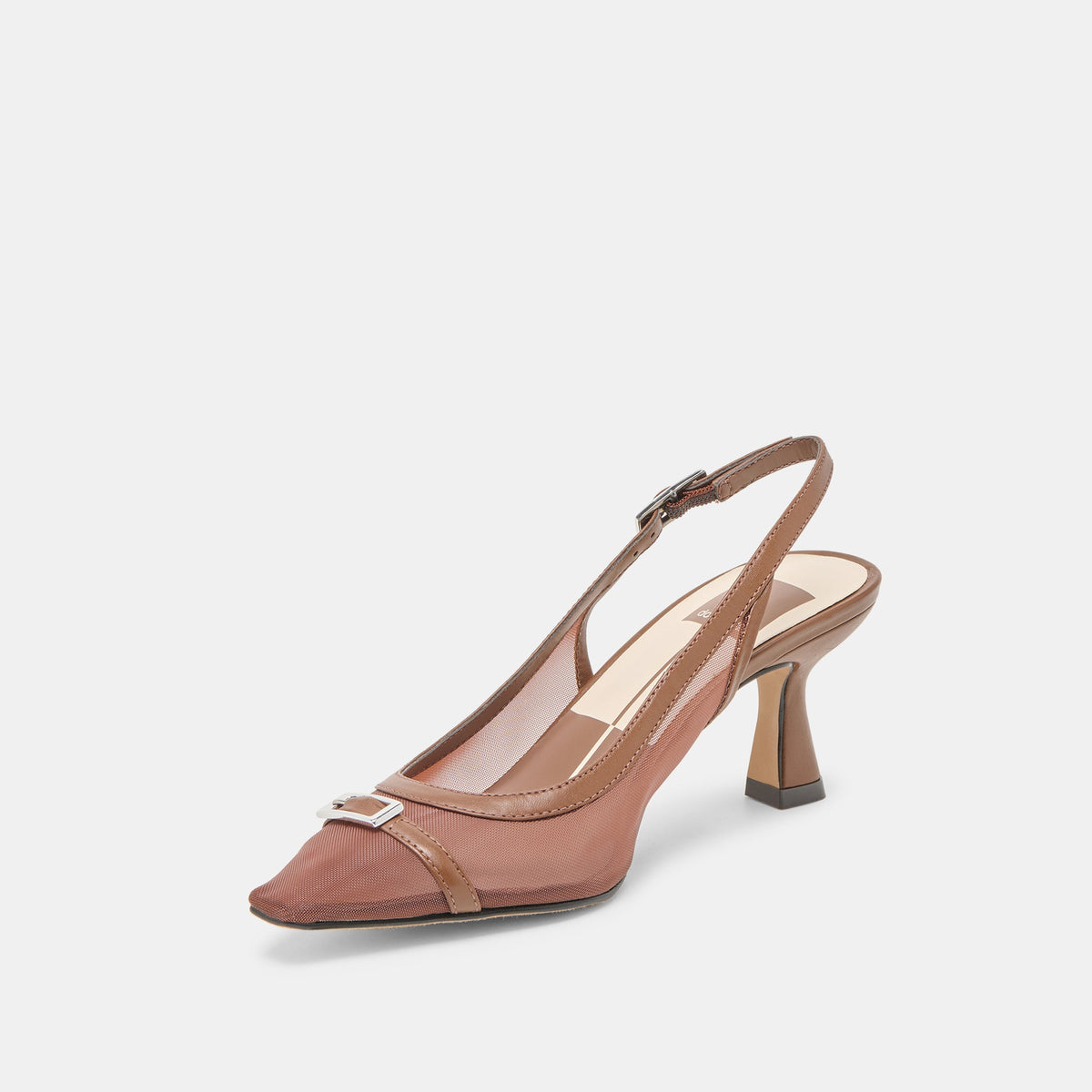 Lorine Espresso Mesh Heels | Dolce Vita