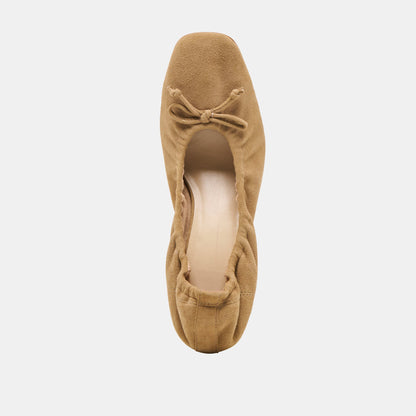 Karmin Dk Taupe Suede Heels | Dolce Vita