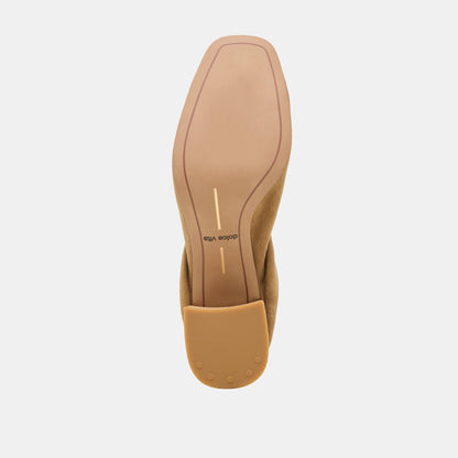 Karmin Dk Taupe Suede Heels | Dolce Vita