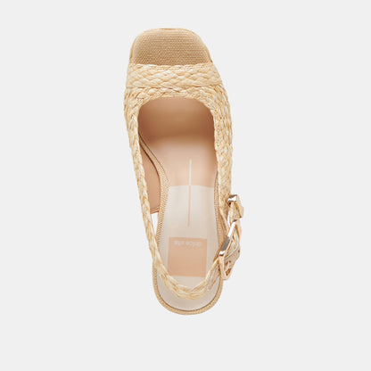 FLORES HEELS NATURAL RAFFIA
 – Dolce Vita | Dolce Vita