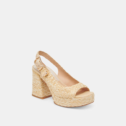 FLORES HEELS NATURAL RAFFIA
 – Dolce Vita | Dolce Vita