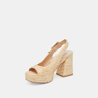 FLORES HEELS NATURAL RAFFIA
 – Dolce Vita | Dolce Vita