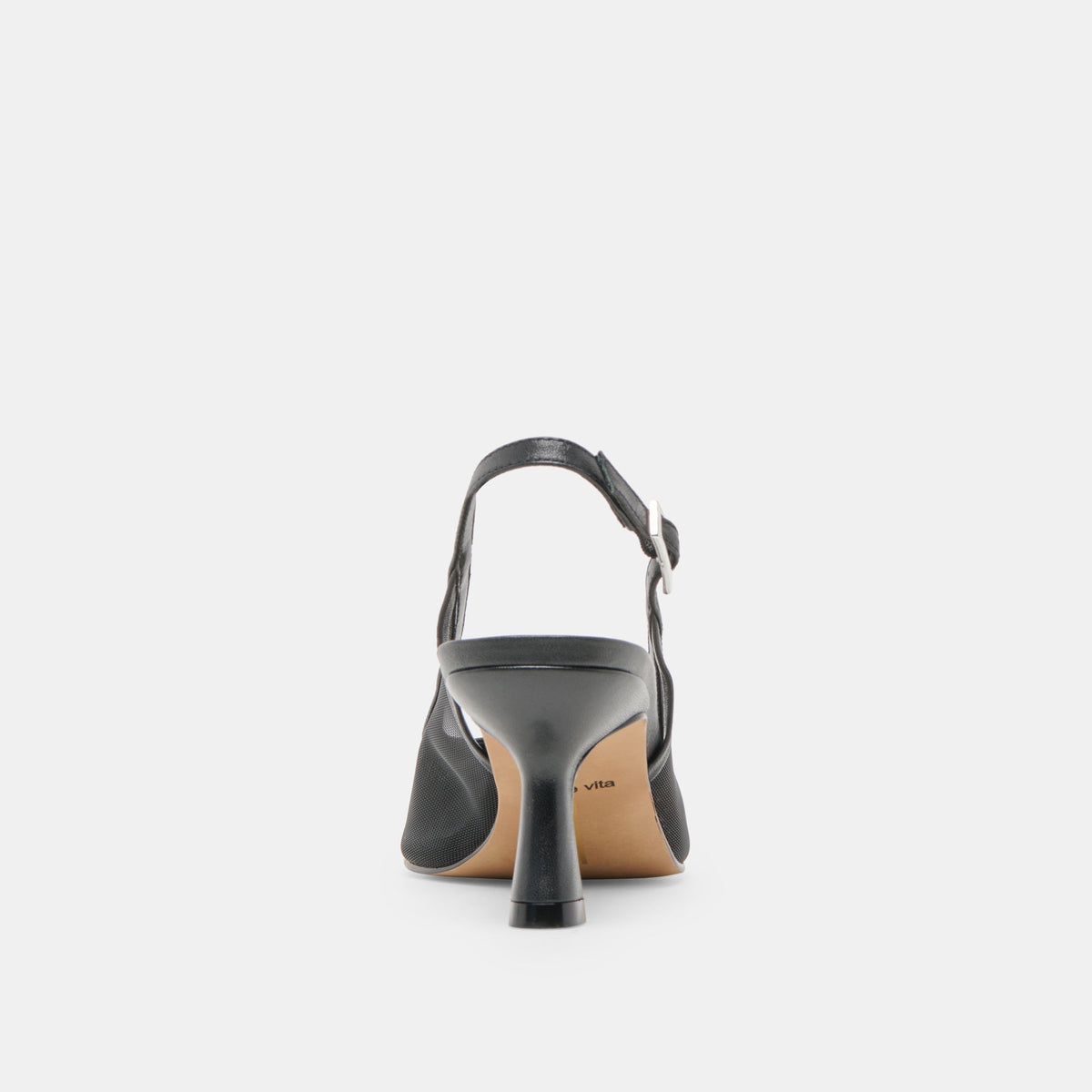 Lorine Onyx Mesh Heels | Dolce Vita