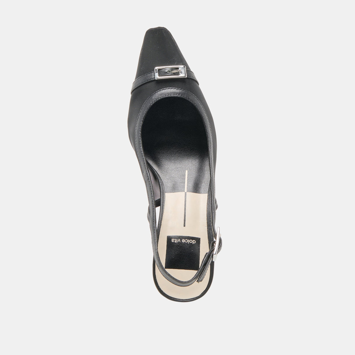 Lorine Onyx Mesh Heels | Dolce Vita