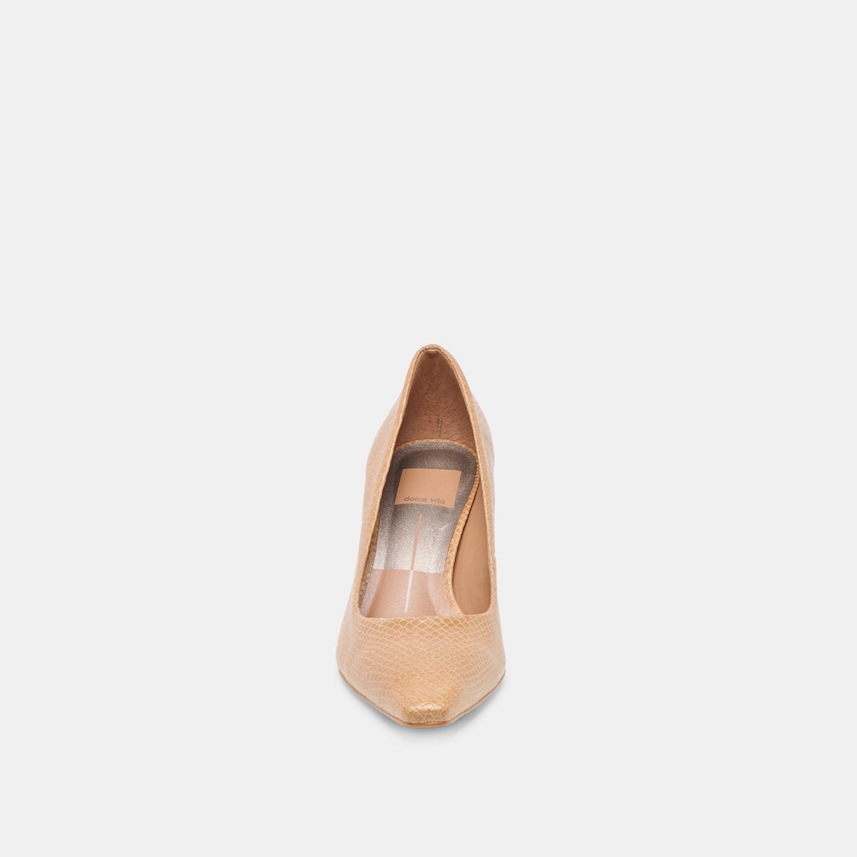 Briona Whiskey Embossed Leather Heels | Dolce Vita
