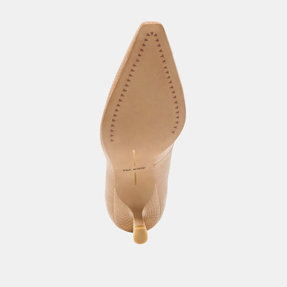 Briona Whiskey Embossed Leather Heels | Dolce Vita