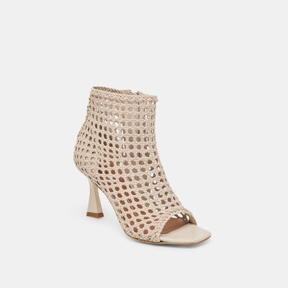 Quin Bone Woven Leather Heels | Dolce Vita