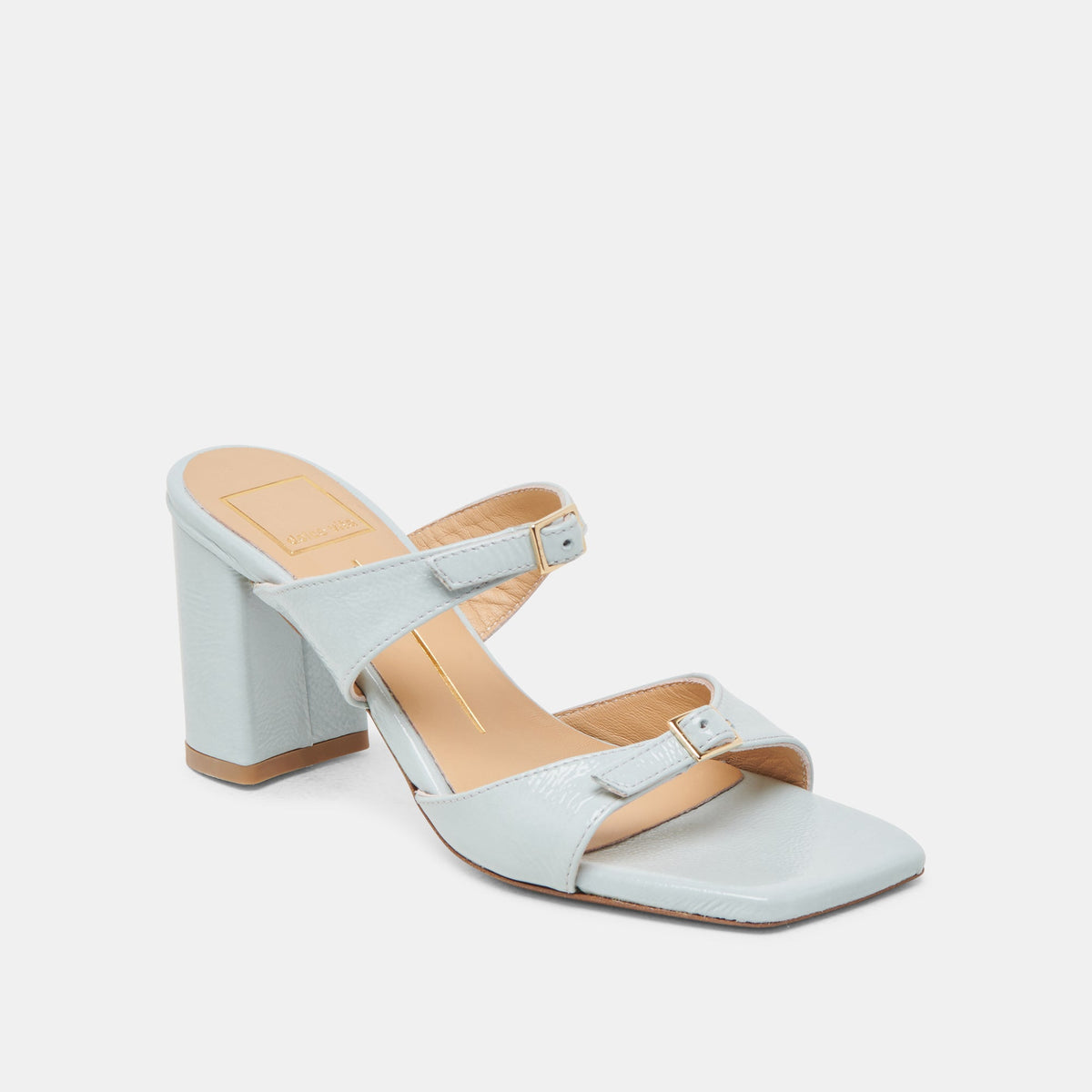 SHANE HEELS ICE BLUE CRINKLE PATENT
 – Dolce Vita | Dolce Vita