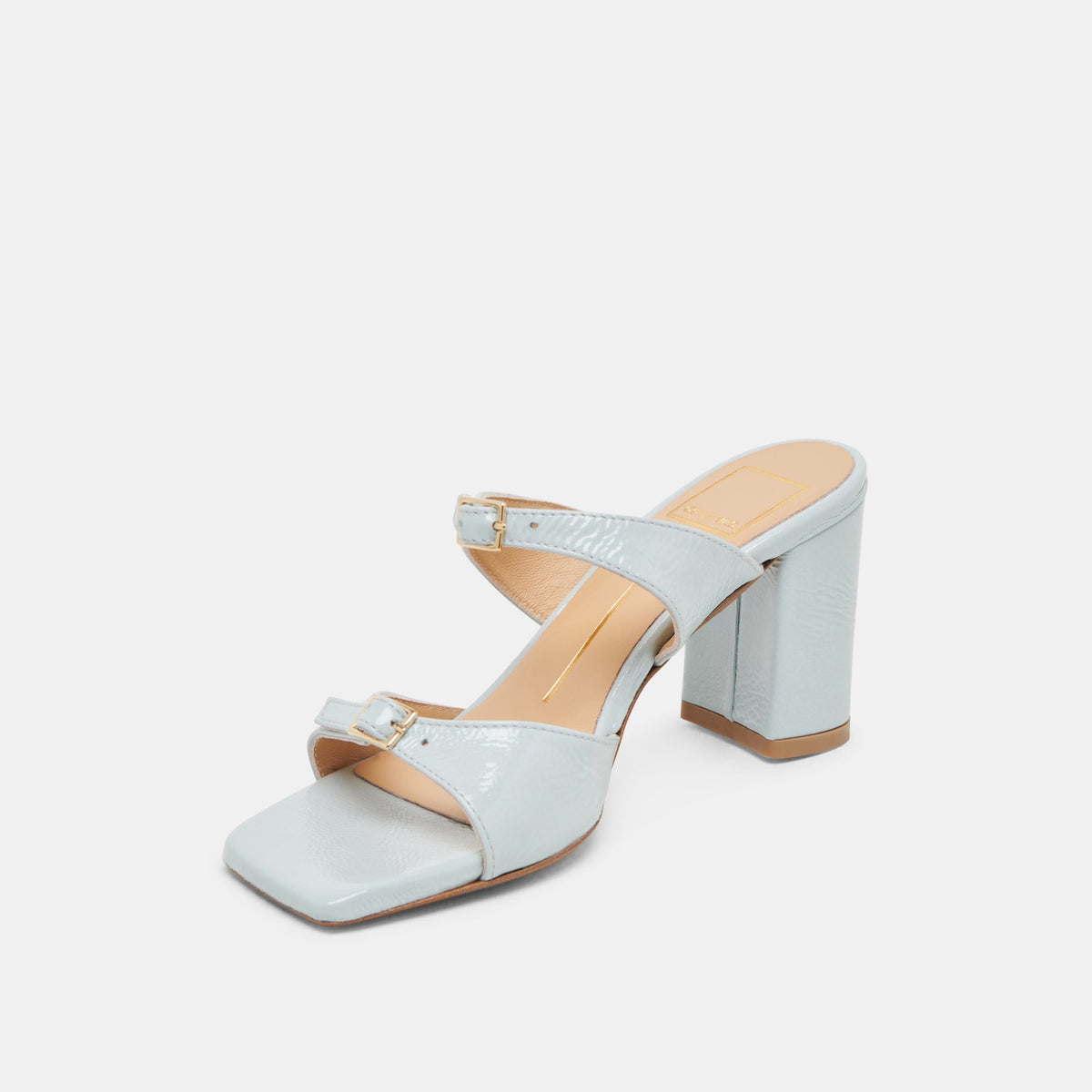 SHANE HEELS ICE BLUE CRINKLE PATENT
 – Dolce Vita | Dolce Vita