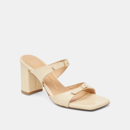 SHANE HEELS LIGHT YELLOW CRINKLE PATENT
 – Dolce Vita | Dolce Vita