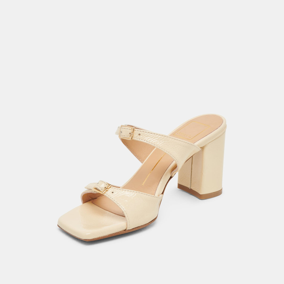 SHANE HEELS LIGHT YELLOW CRINKLE PATENT
 – Dolce Vita | Dolce Vita