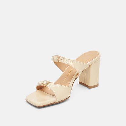 SHANE HEELS LIGHT YELLOW CRINKLE PATENT
 – Dolce Vita | Dolce Vita