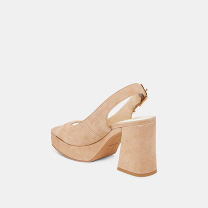 FLORES HEELS BAMBOO SUEDE
 – Dolce Vita | Dolce Vita