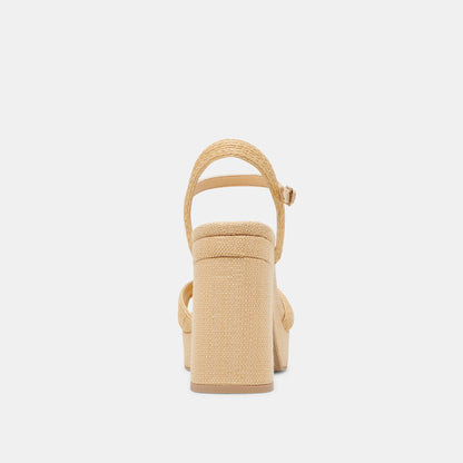 TINAYA HEELS LT NATURAL RAFFIA
 – Dolce Vita | Dolce Vita