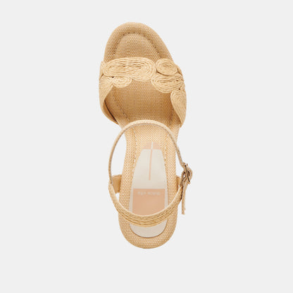 TINAYA HEELS LT NATURAL RAFFIA
 – Dolce Vita | Dolce Vita