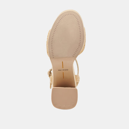 TINAYA HEELS LT NATURAL RAFFIA
 – Dolce Vita | Dolce Vita