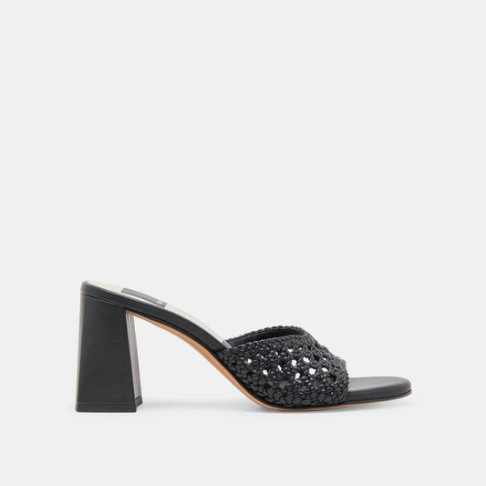 MARGOE HEELS BLACK WOVEN STELLA
 – Dolce Vita | Dolce Vita