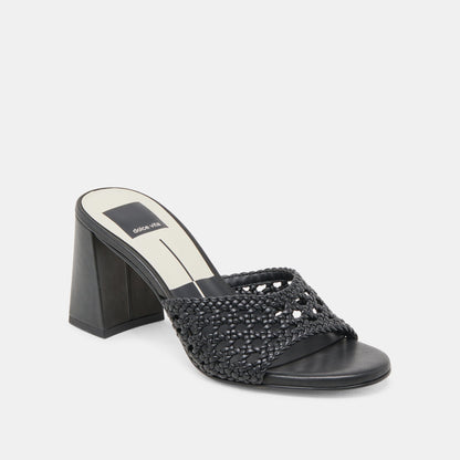 MARGOE HEELS BLACK WOVEN STELLA
 – Dolce Vita | Dolce Vita