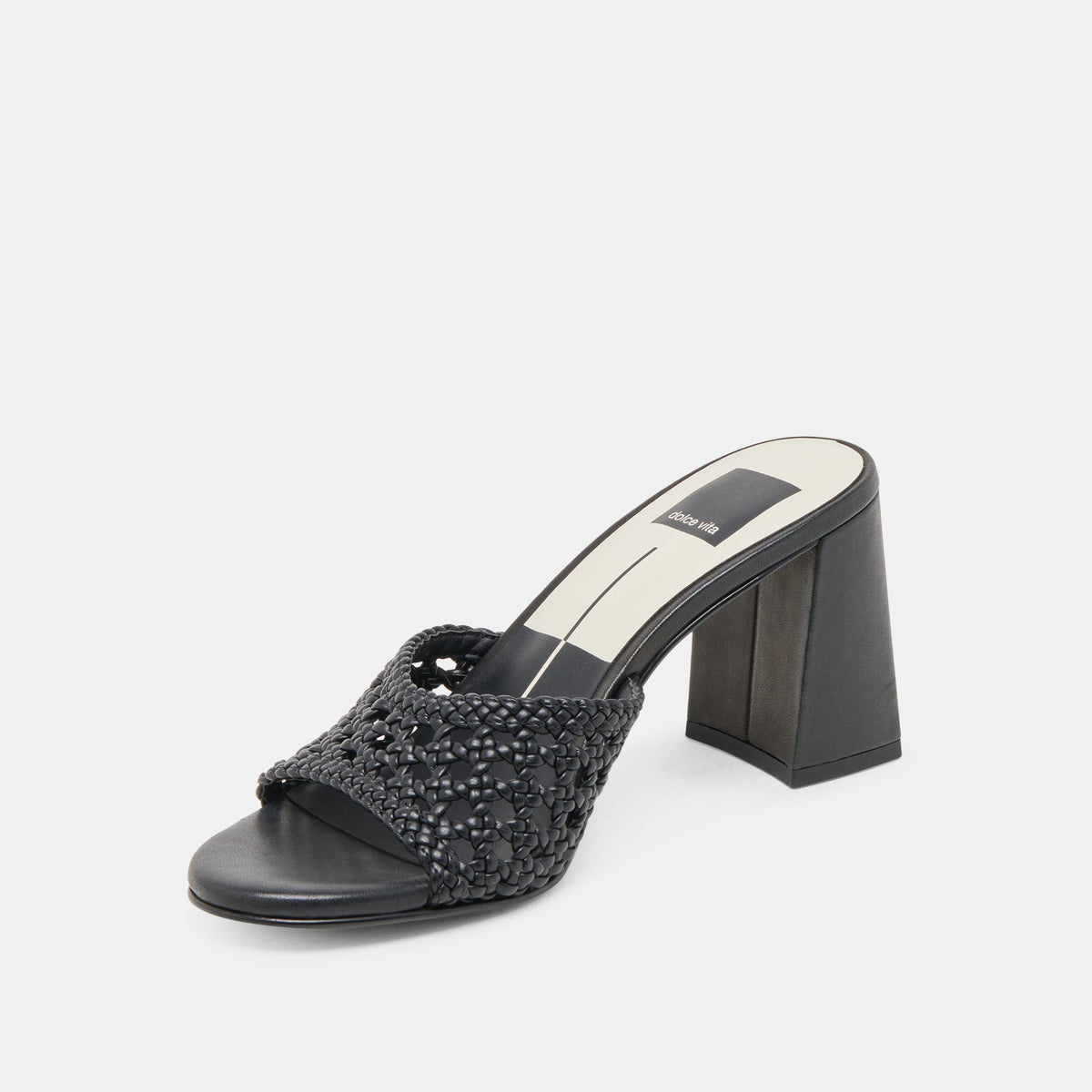 MARGOE HEELS BLACK WOVEN STELLA
 – Dolce Vita | Dolce Vita