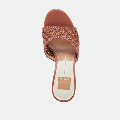 MARGOE HEELS COGNAC WOVEN STELLA
 – Dolce Vita | Dolce Vita