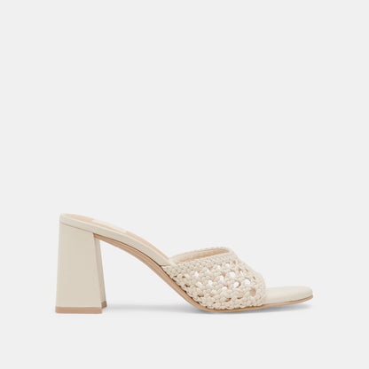 MARGOE HEELS CREME WOVEN STELLA
 – Dolce Vita | Dolce Vita