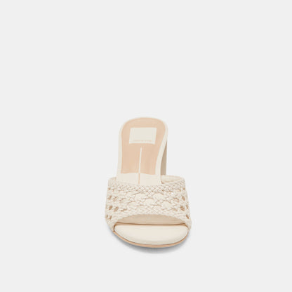 MARGOE HEELS CREME WOVEN STELLA
 – Dolce Vita | Dolce Vita