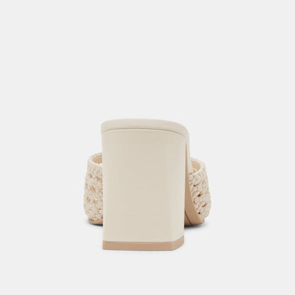 MARGOE HEELS CREME WOVEN STELLA
 – Dolce Vita | Dolce Vita