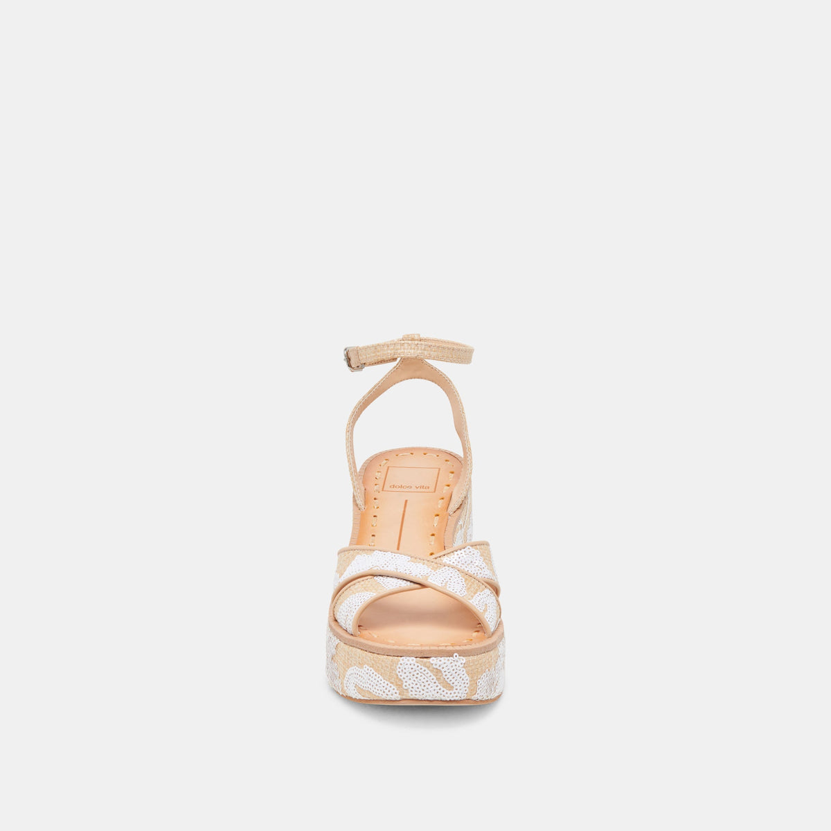 ENIKO HEELS NATURAL MULTI FLORAL SEQUIN
 – Dolce Vita | Dolce Vita